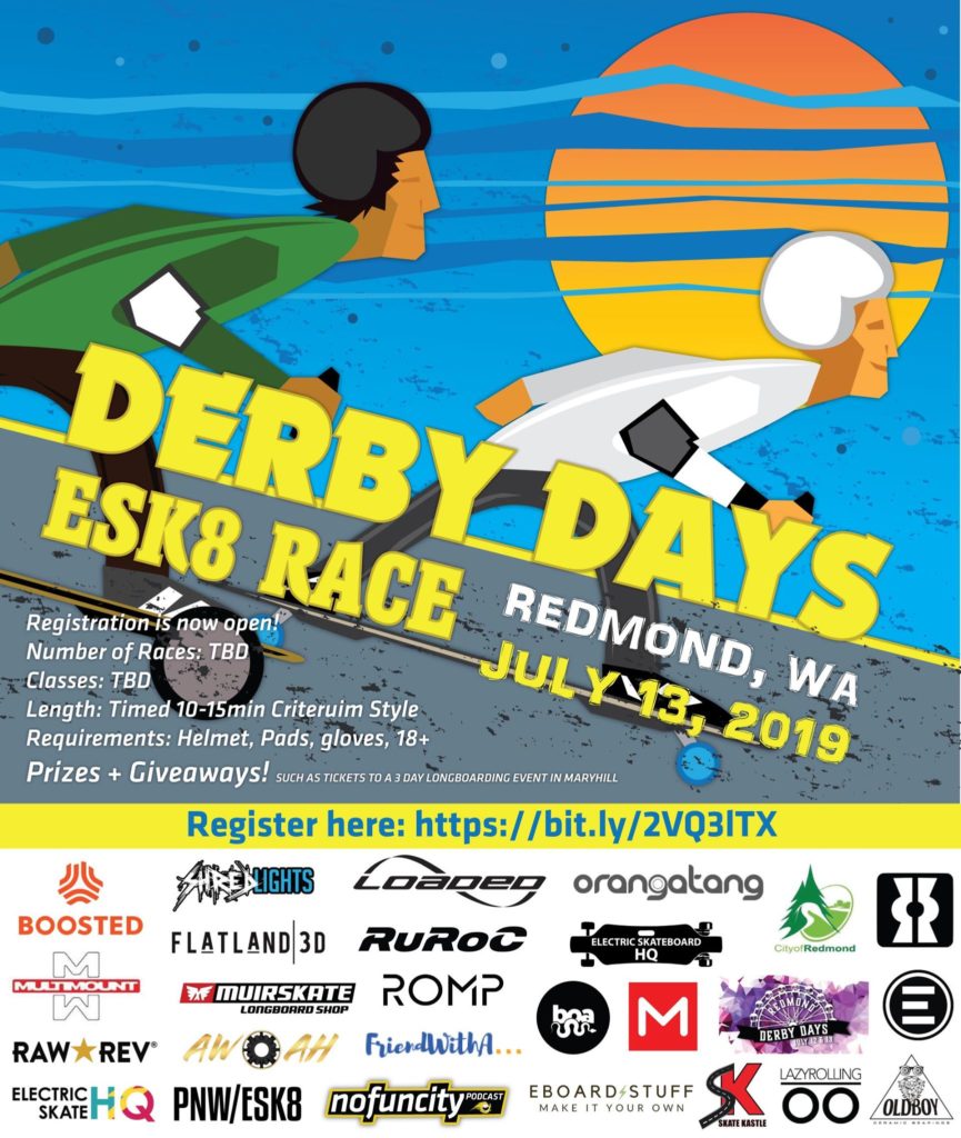 Redmond Derby Days 2019 promotional poster